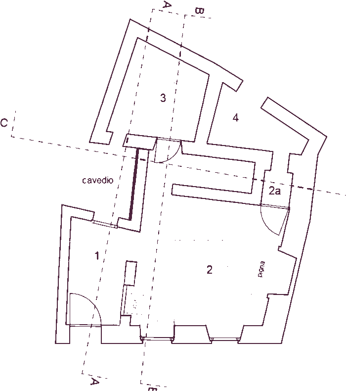 Pianta del piano terra
